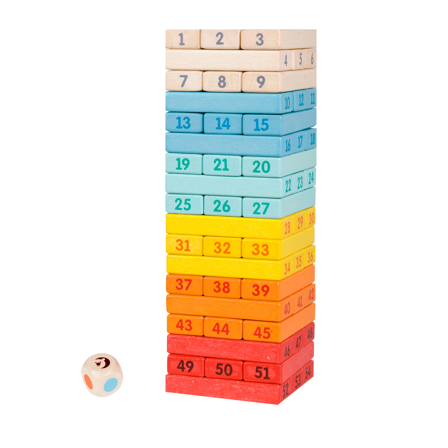 Deluxe Colorful Tower Game