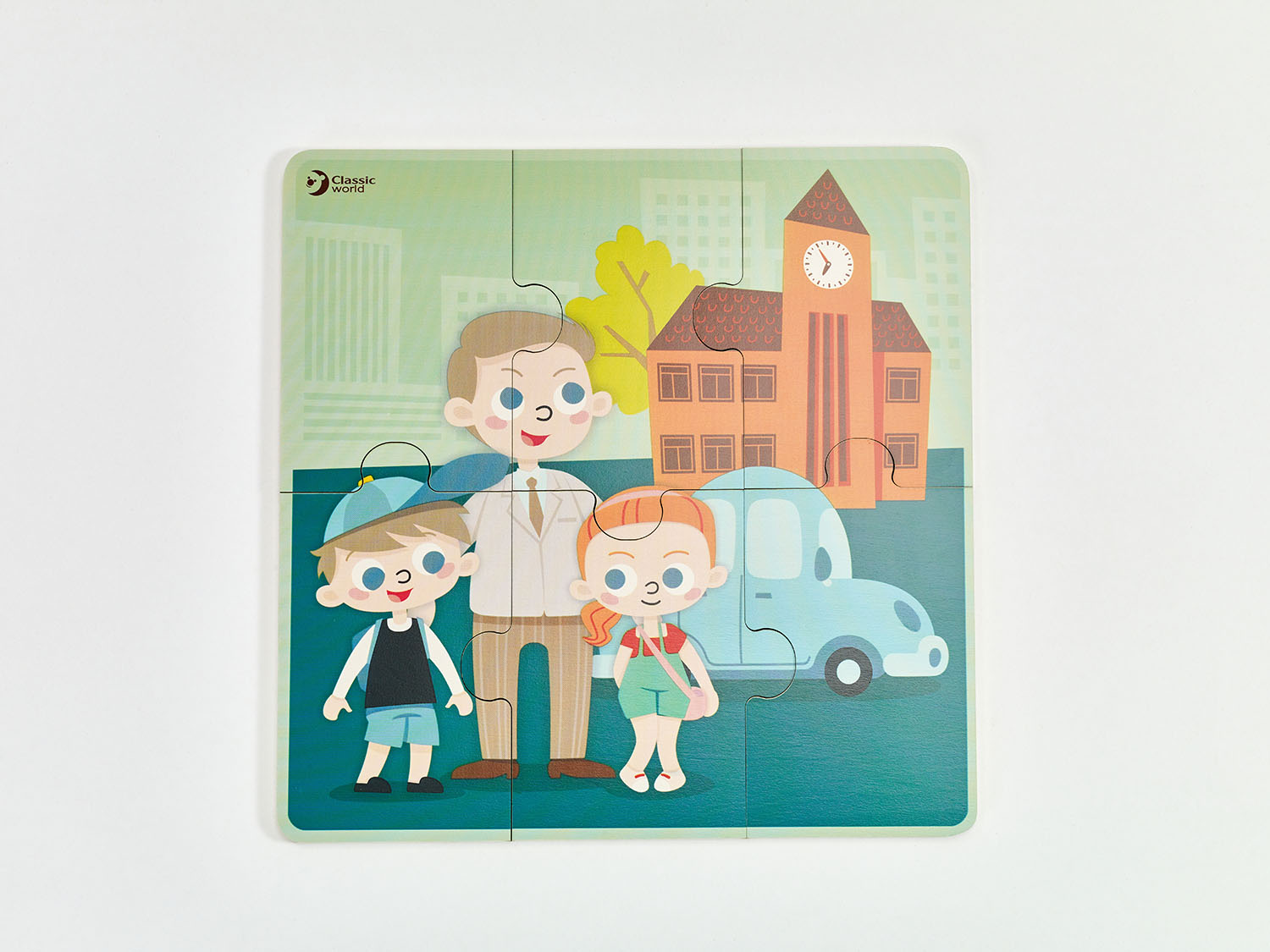 4 in 1 School Day Puzzle